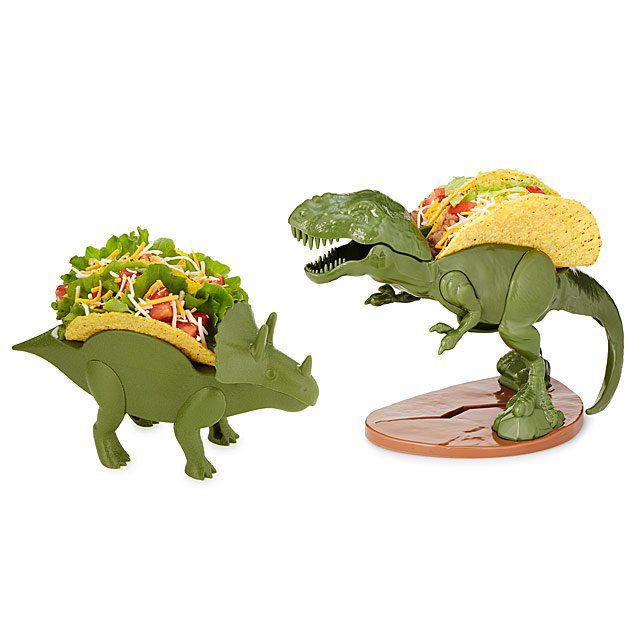 Taco night will become much more frequent once these dinosaur-shaped taco holders enter the picture.
                            Buy it: Dinosaur Taco Holders, $20-$25; uncommongoods.com
                            