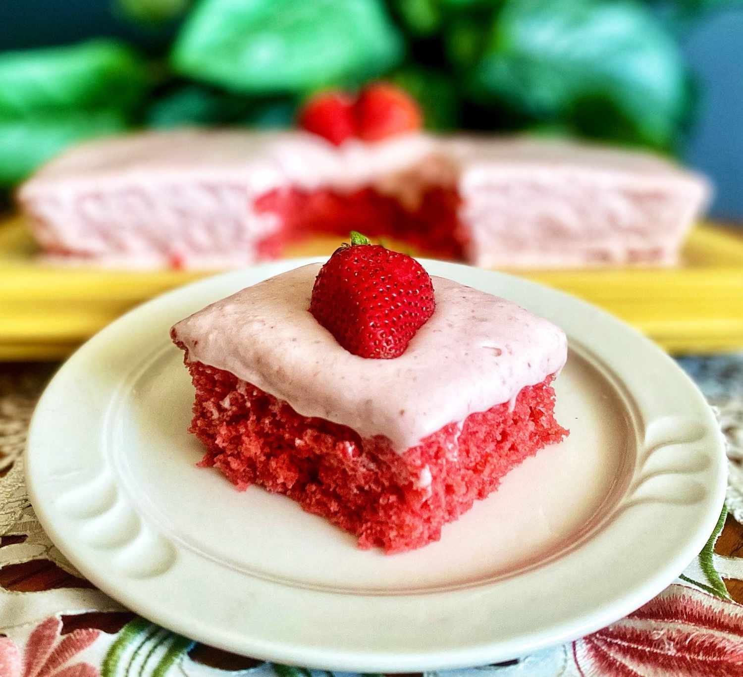 Strawberry Sheet Cake