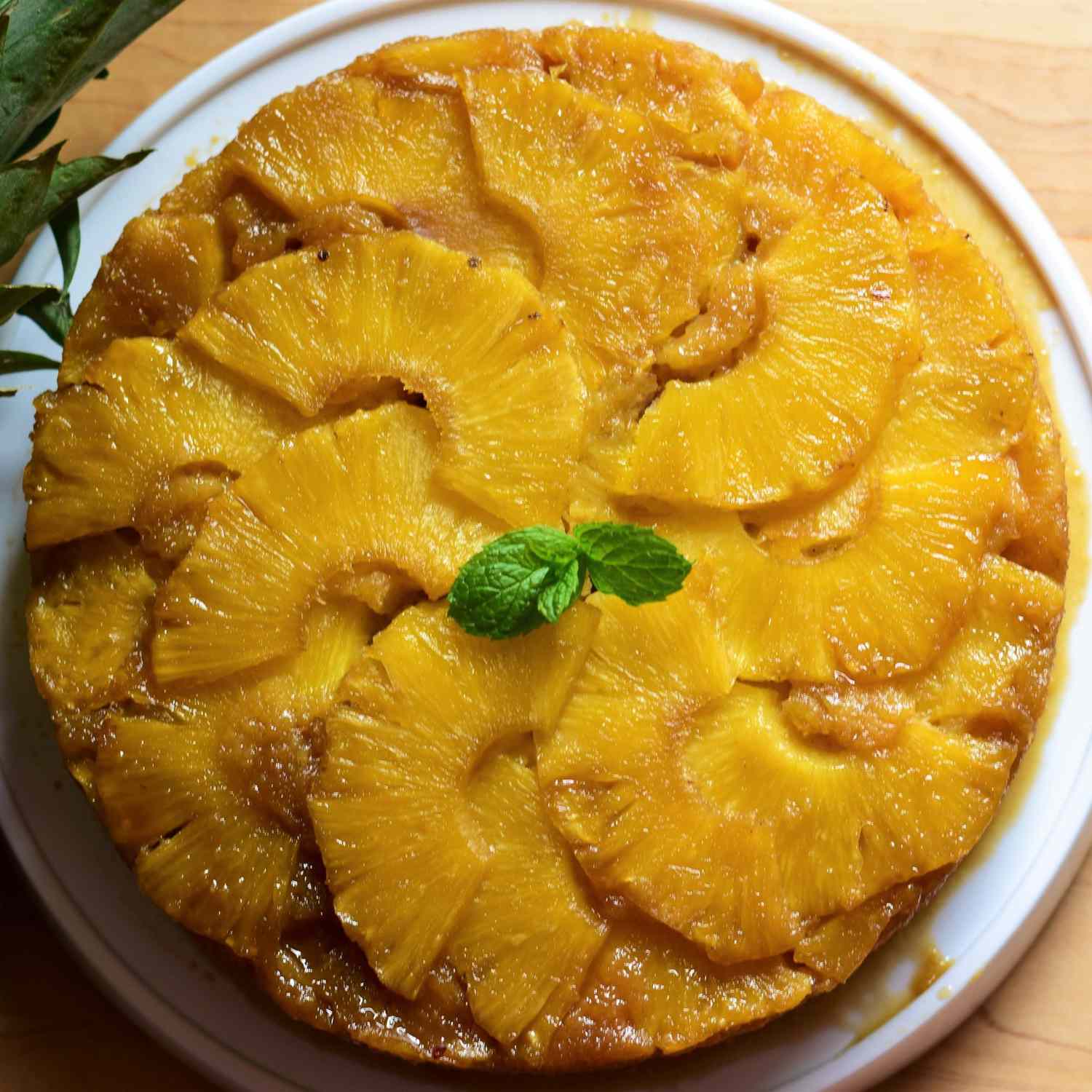 pineapple upside down cake with ricotta