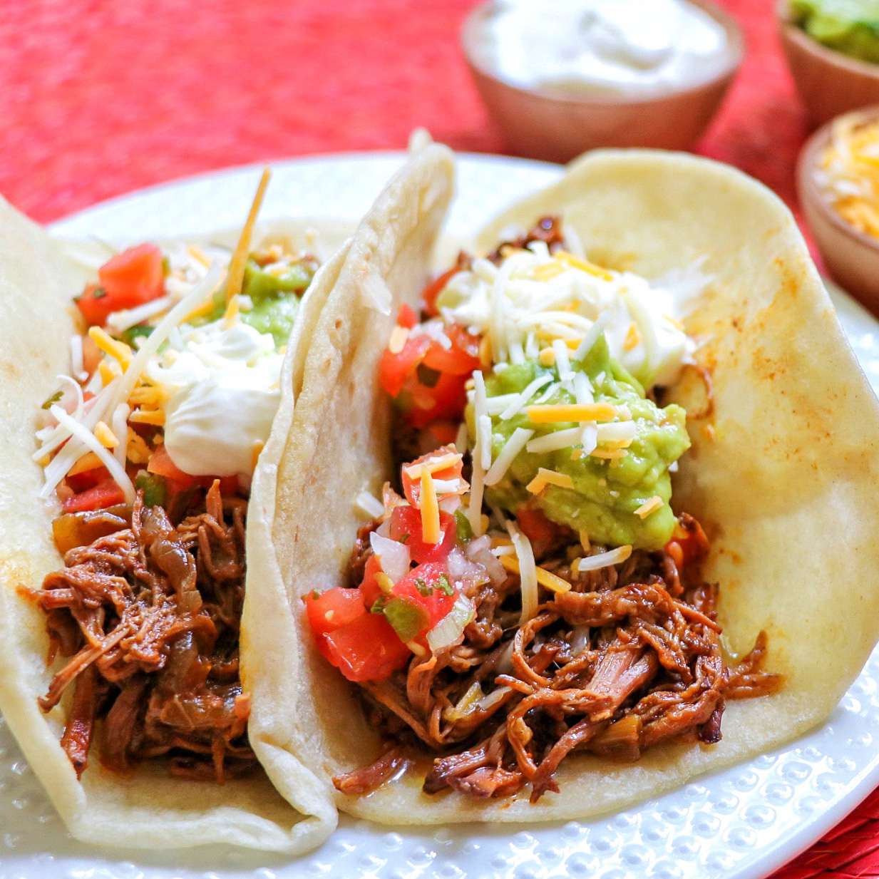 Slow Cooker Shredded Beef for Tacos and Burritos