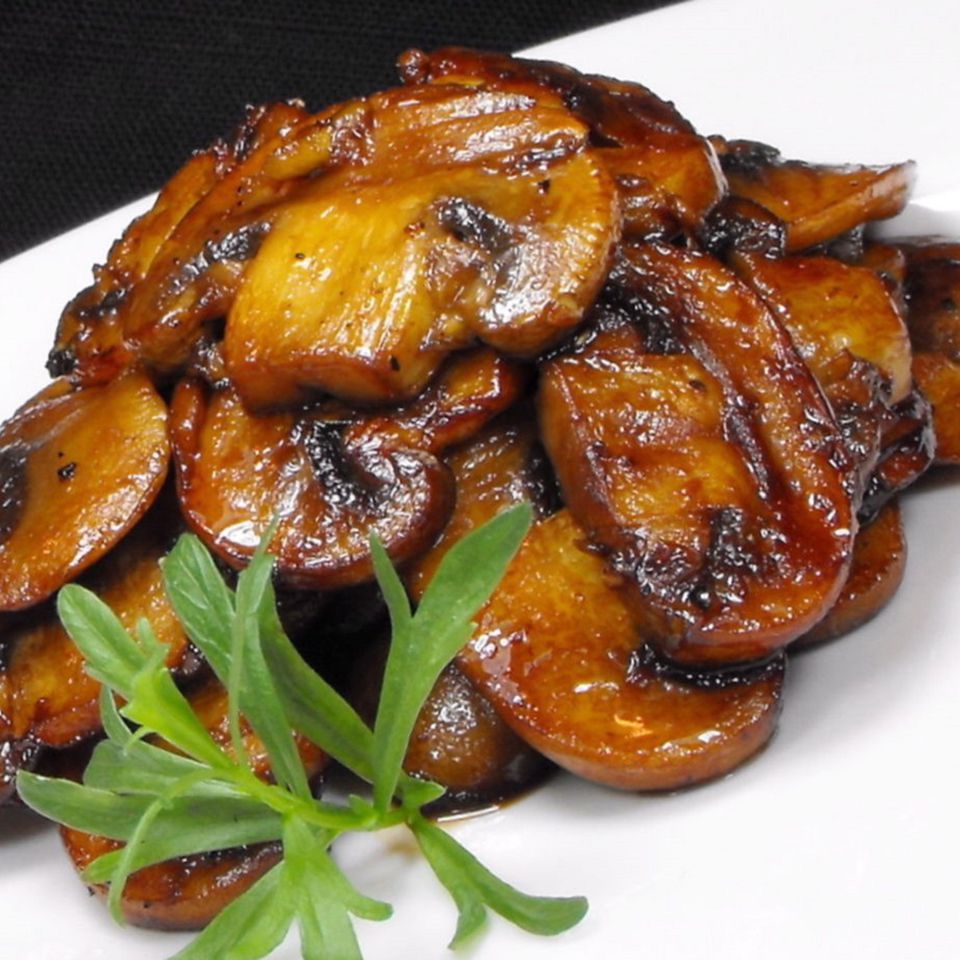 Mushrooms with a Soy Sauce Glaze