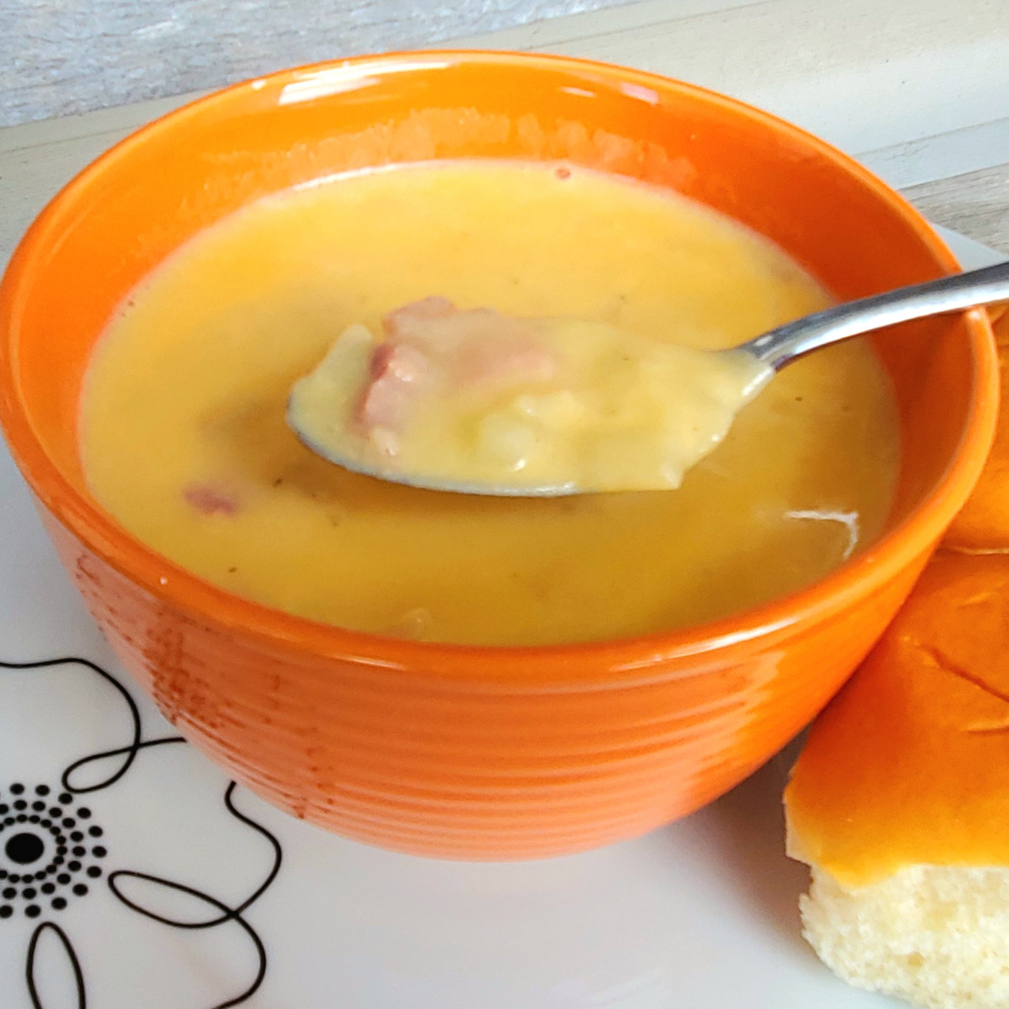 potato soup with ham and cheese