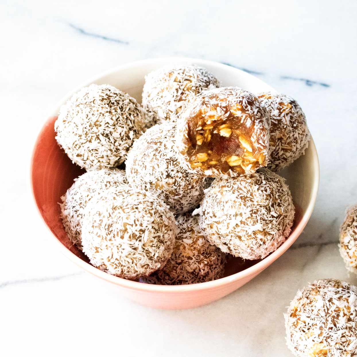 salted coconut caramel balls
