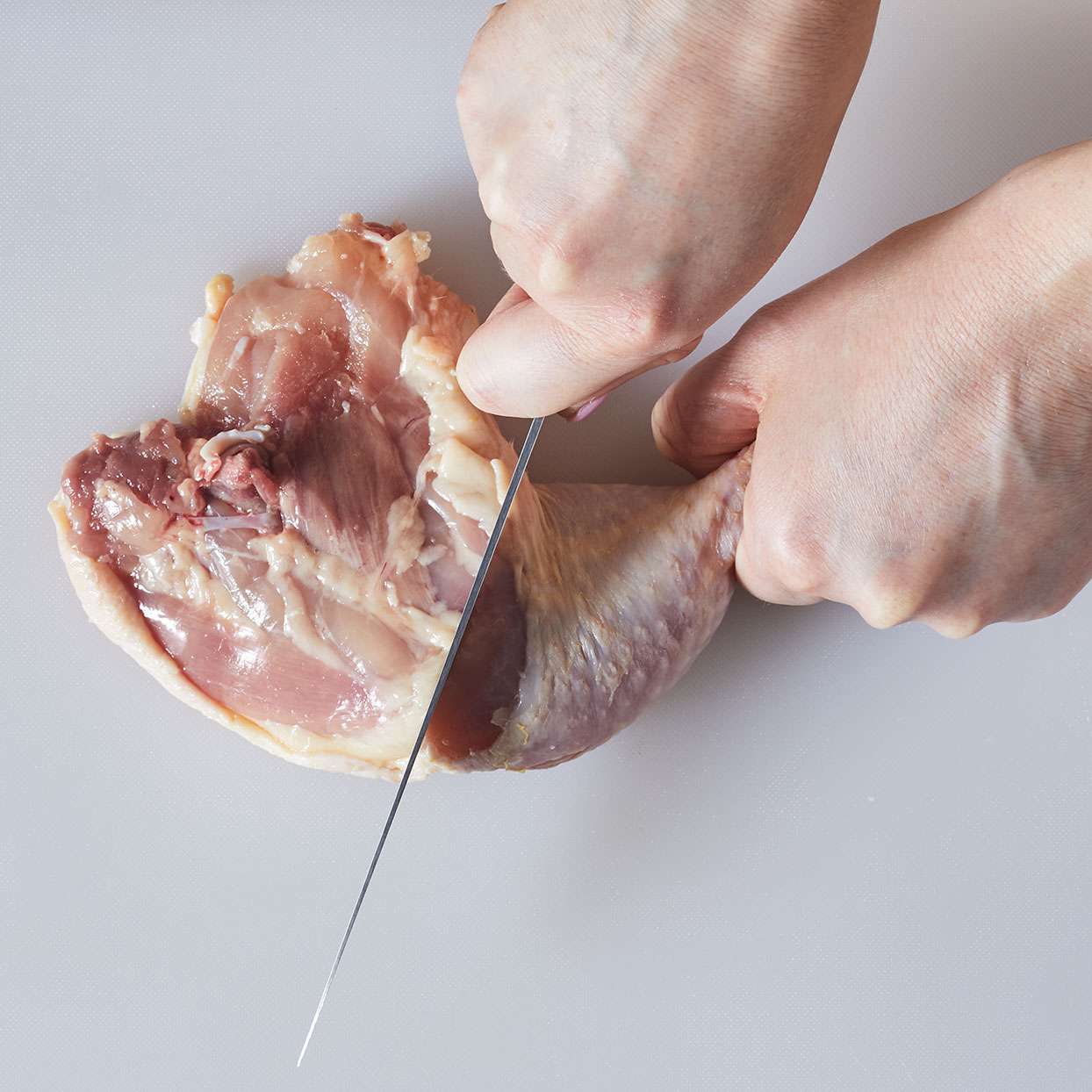 How to cut up a whole chicken step 4