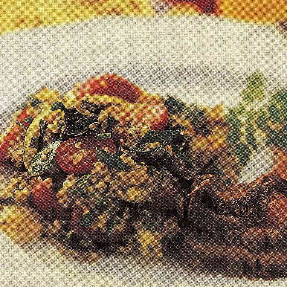 Tabbouleh with Grilled Vegetables 