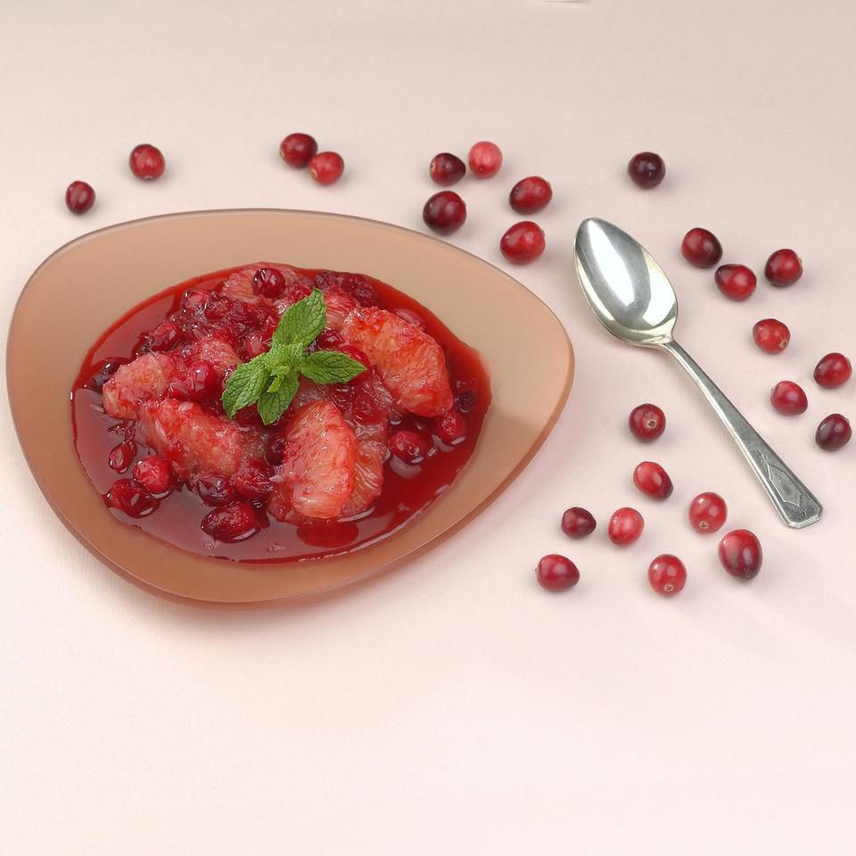 Cranberry & Ruby Grapefruit Compote 
