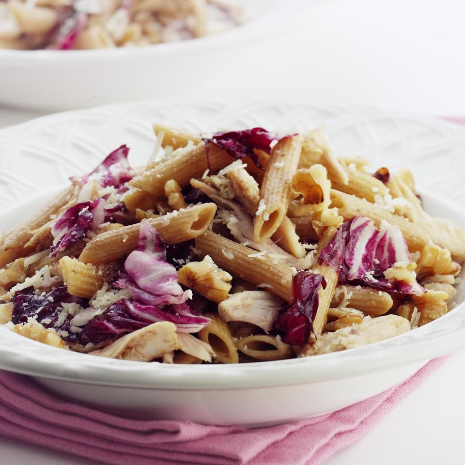 Penne with Roasted Chicken & Radicchio 