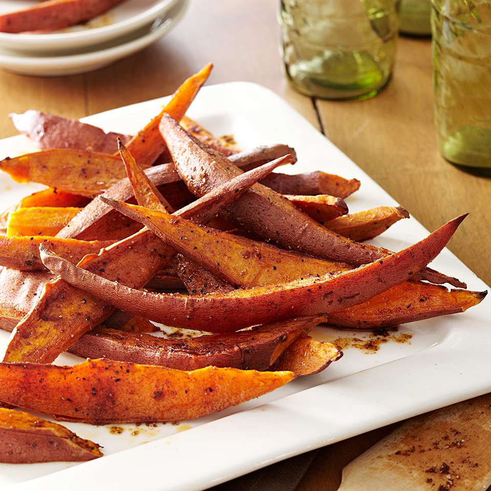 Spiced Sweet Potato Wedges 