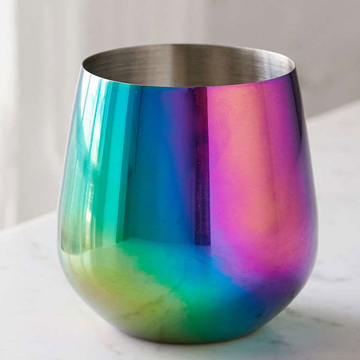 Urban Outfitters Holographic Wine Glass