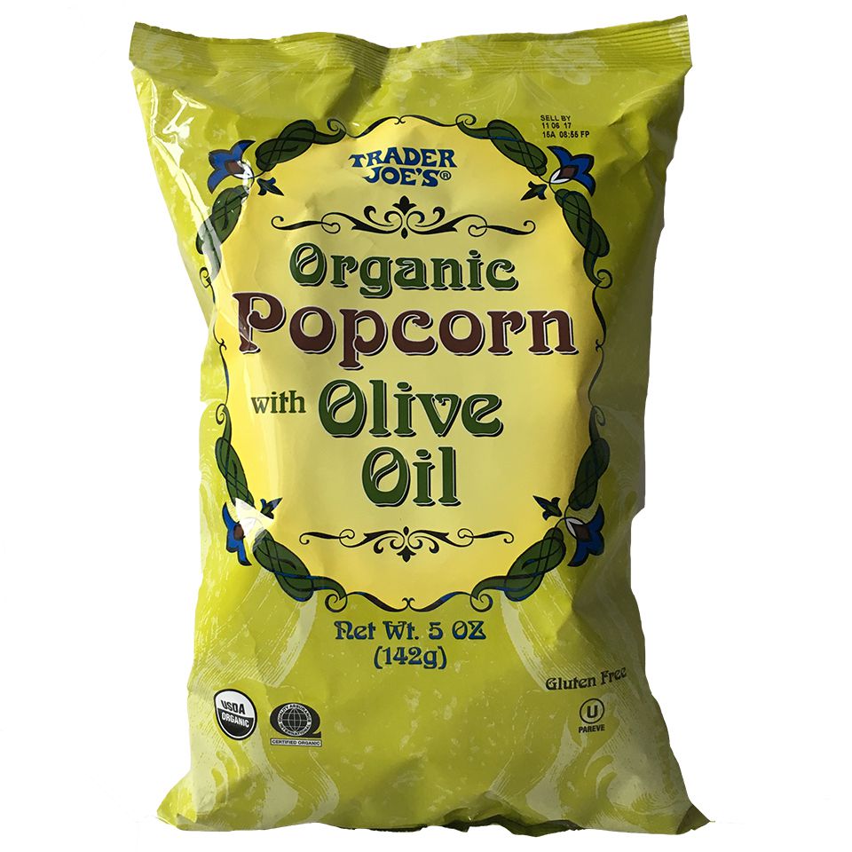 Organic Popcorn with Olive Oil