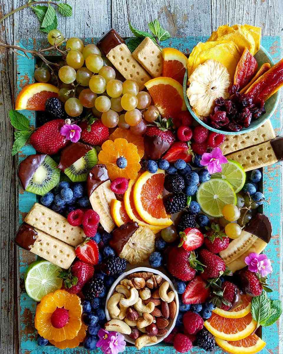 Fruit & Chocolate Dessert Board