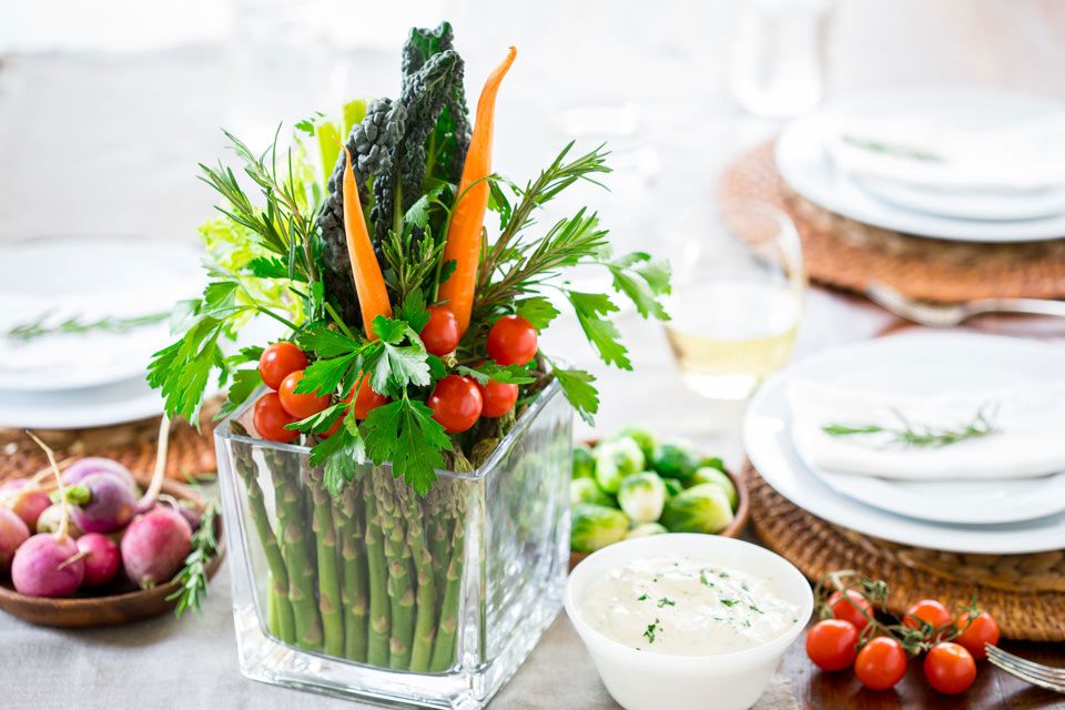 How to Make a Crudit&eacute; Bouquet&mdash;the Centerpiece You Can Eat
