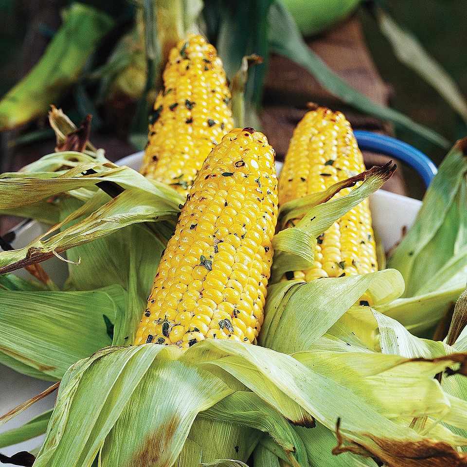 Grilled Herb Corn on the Cob