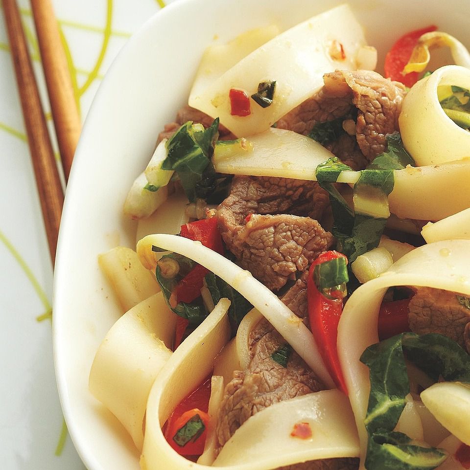 Vietnamese-Style Beef and Noodle Bowls 