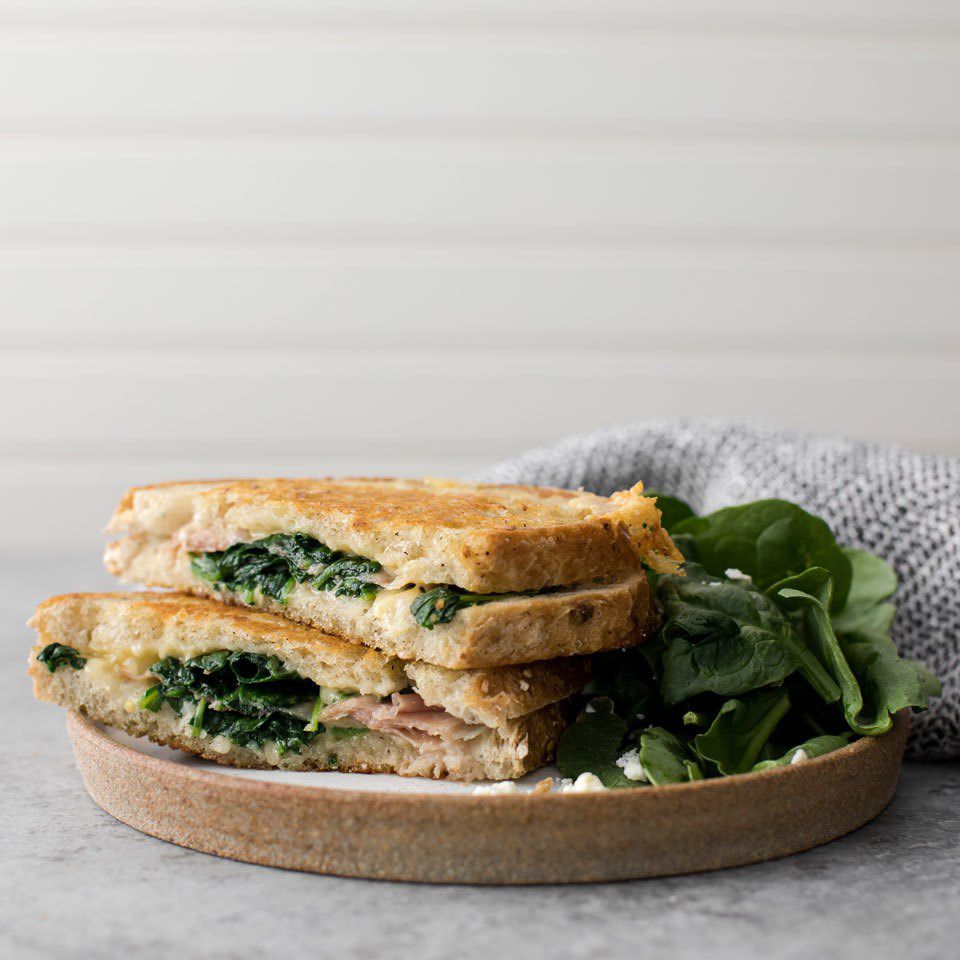 Prosciutto & Spinach Grilled Cheese