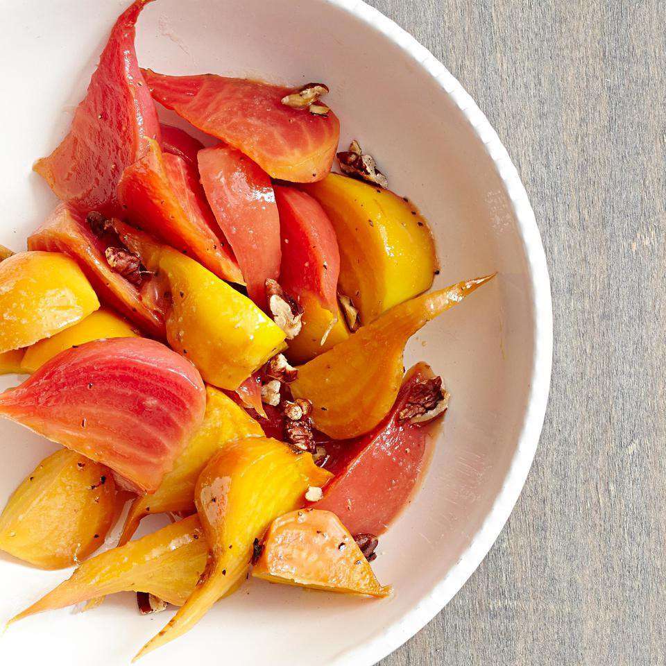 Balsamic-Glazed Beets with Pecans