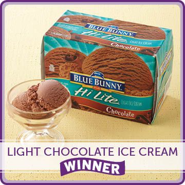 Light Chocolate Ice Cream Winner