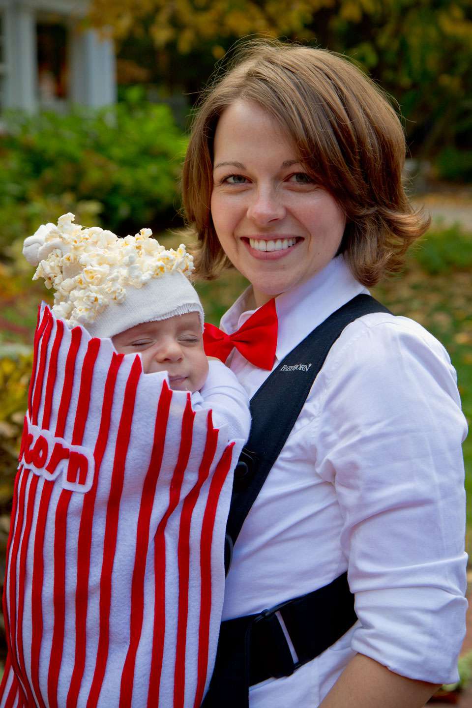 baby in a popcorn halloween costume