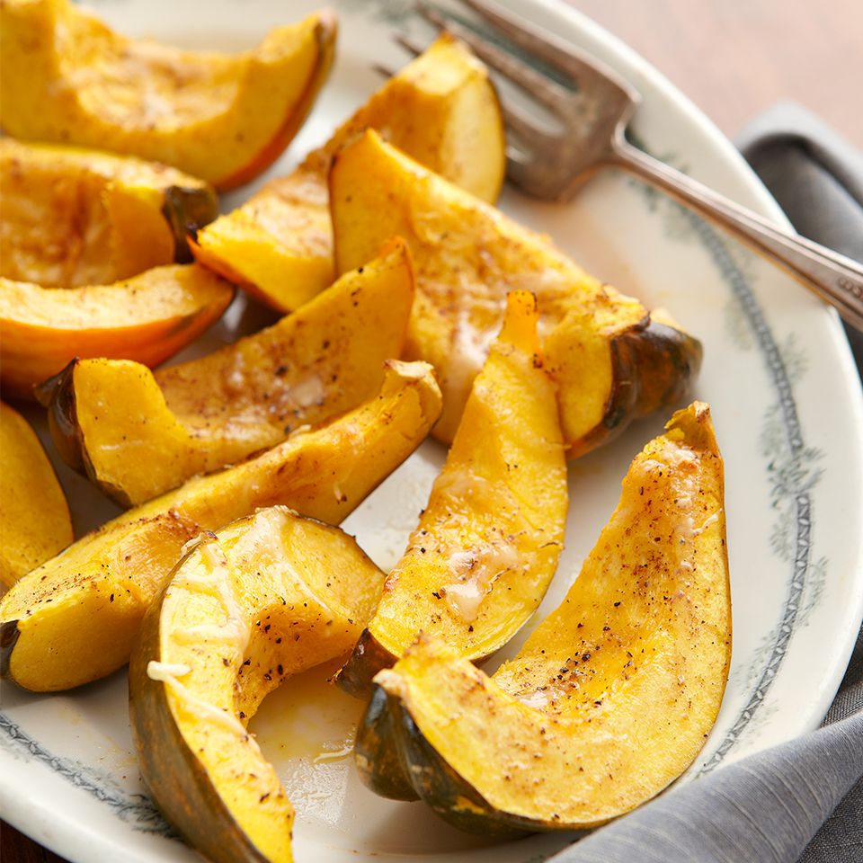 Cheese-Topped Acorn Squash