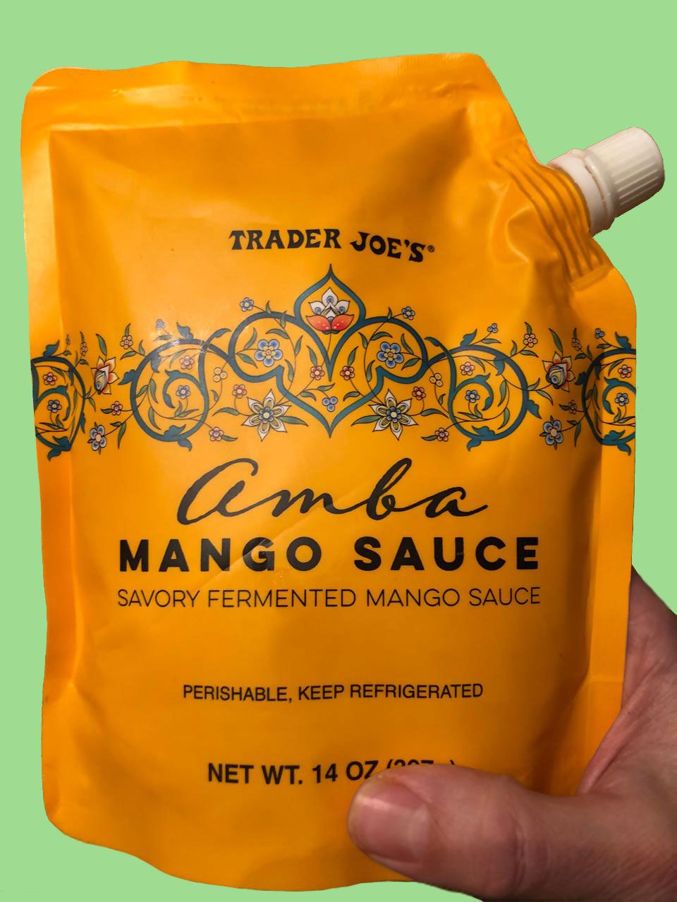 trader joe's amba mango sauce