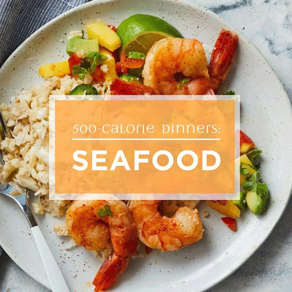 500 calorie dinner seafood