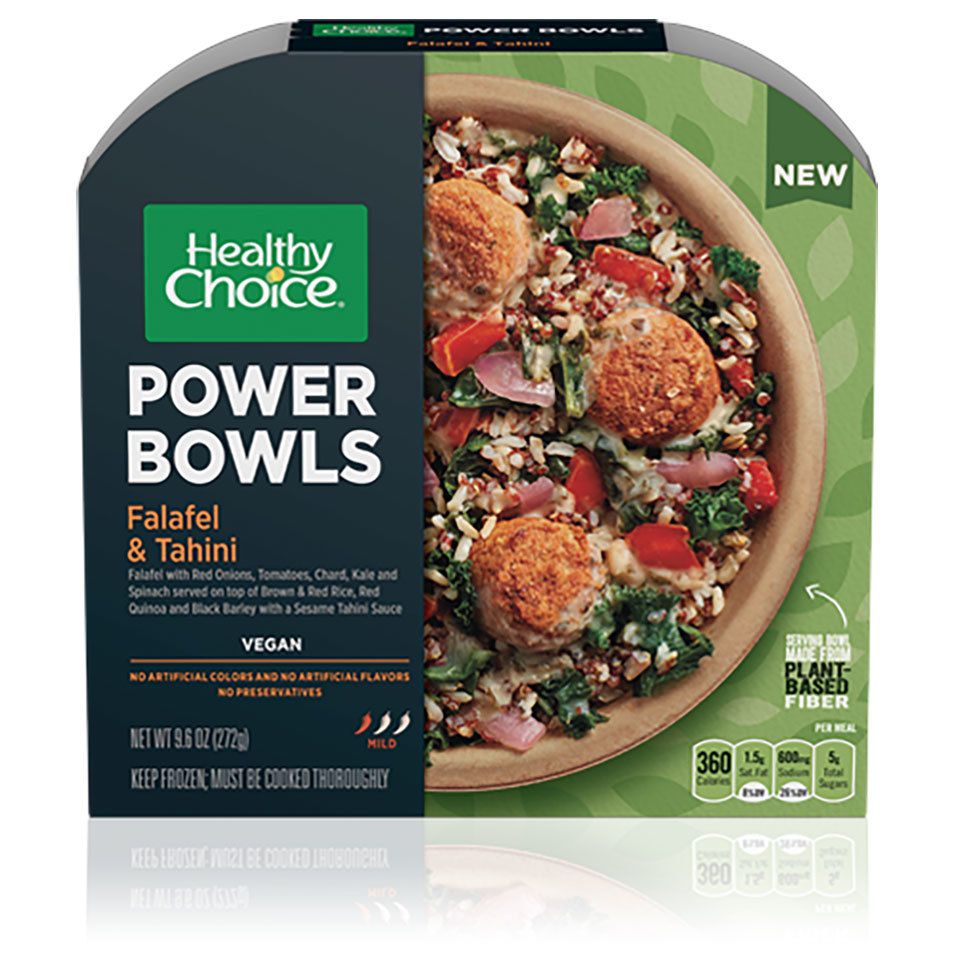 Healthy Choice Falafel & Tahini Power Bowl box