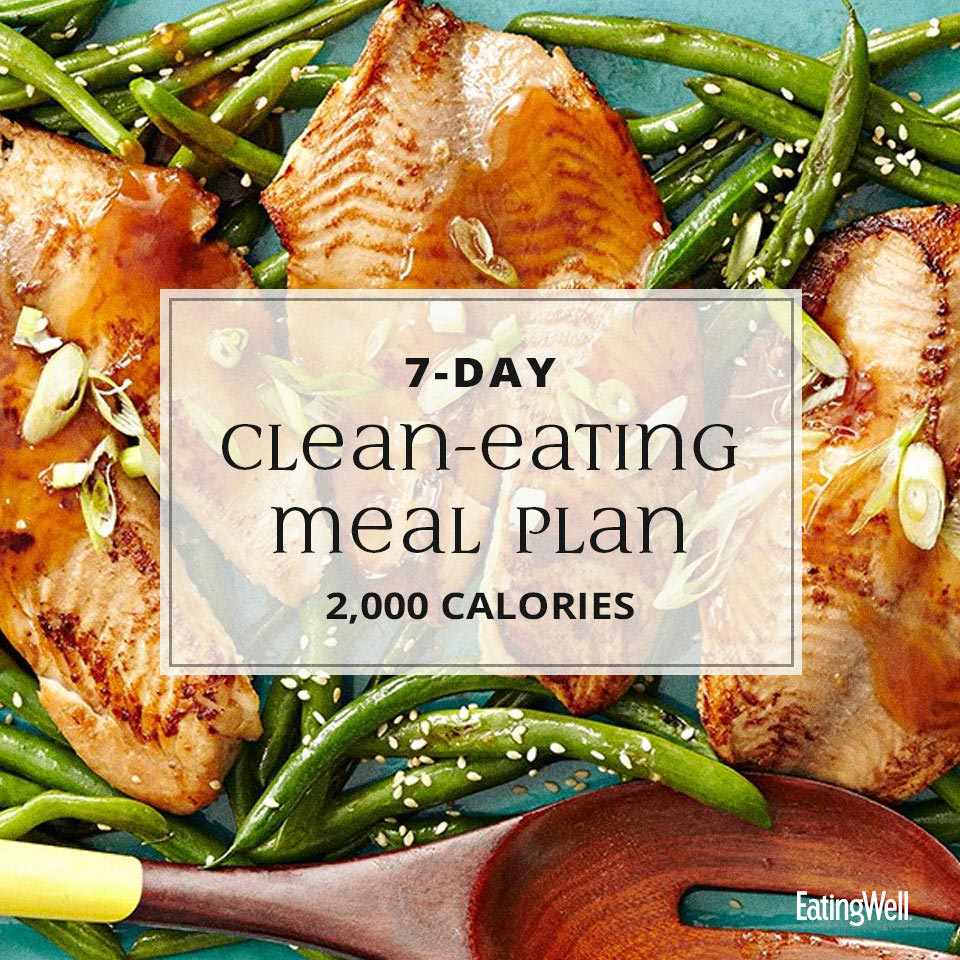 14 Day Clean Eating Meal Plan 2 000 Calories Eatingwell