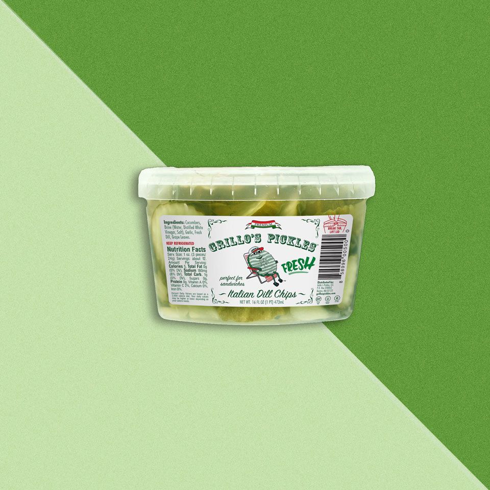 Grillo's Pickles Italian Dill Chips
