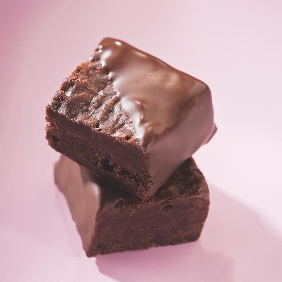 Chocolate-Covered Brownie Bites