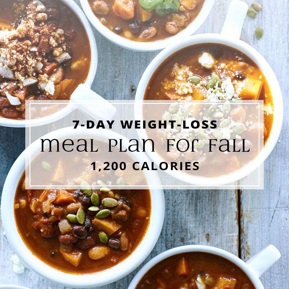 7-Day Weight-Loss Meal Plan for Fall: 1,200 Calories