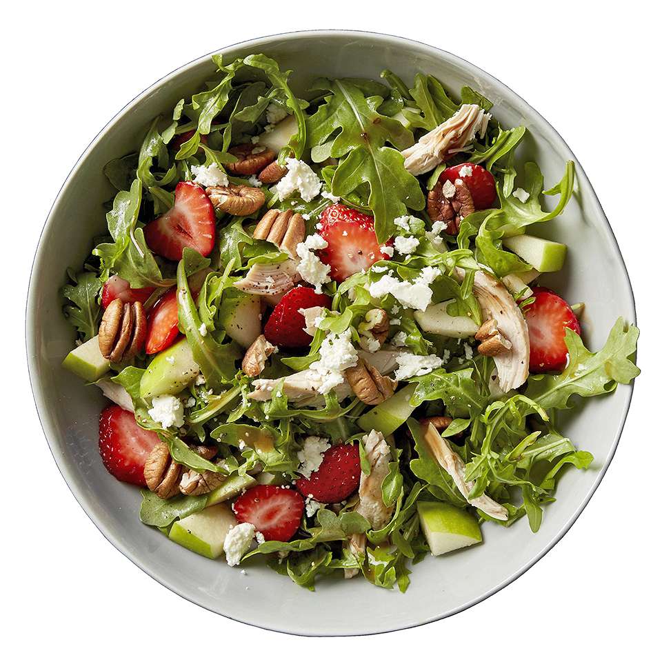 Strawberry-Balsamic Arugula Salad
