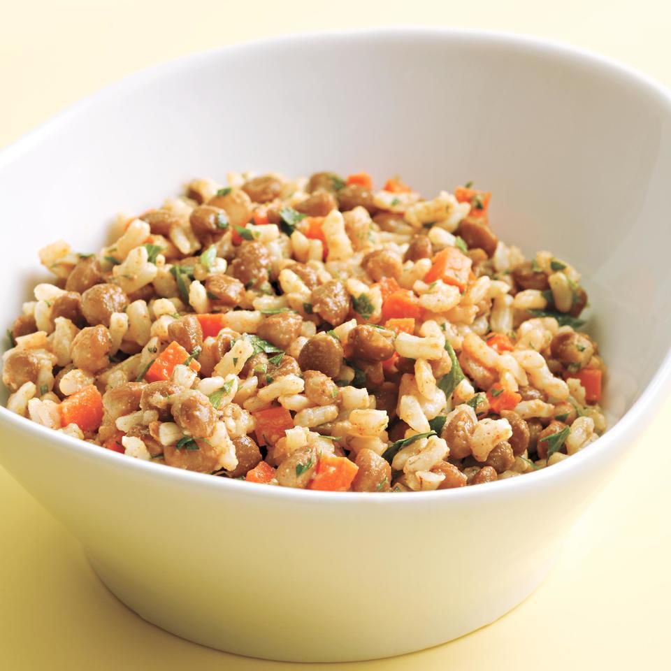 Rice & Lentil Salad 