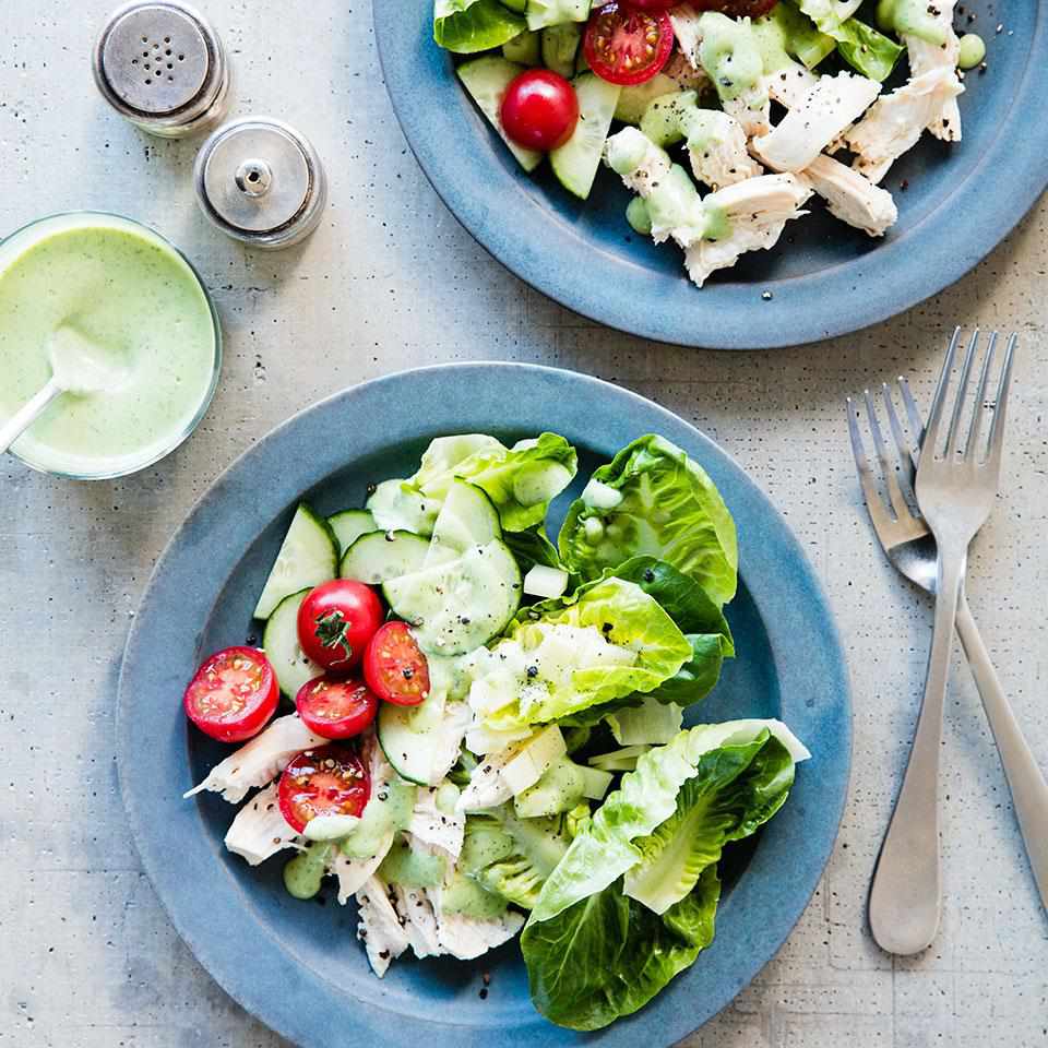Green Goddess Salad with Chicken