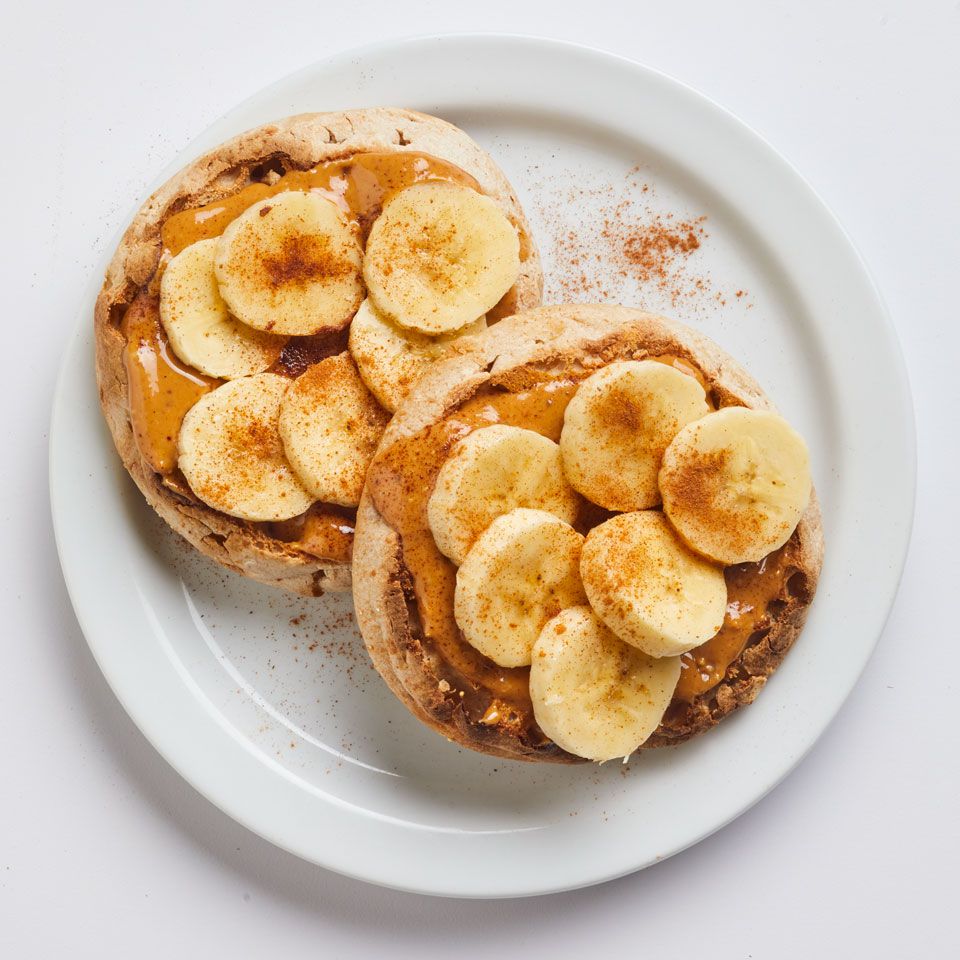Peanut Butter-Banana English Muffin