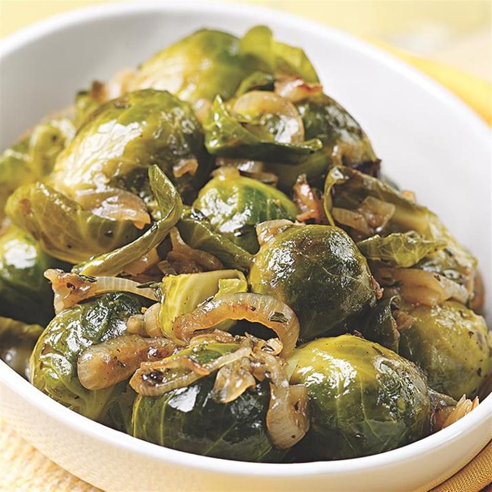 Thyme-Braised Brussels Sprouts 