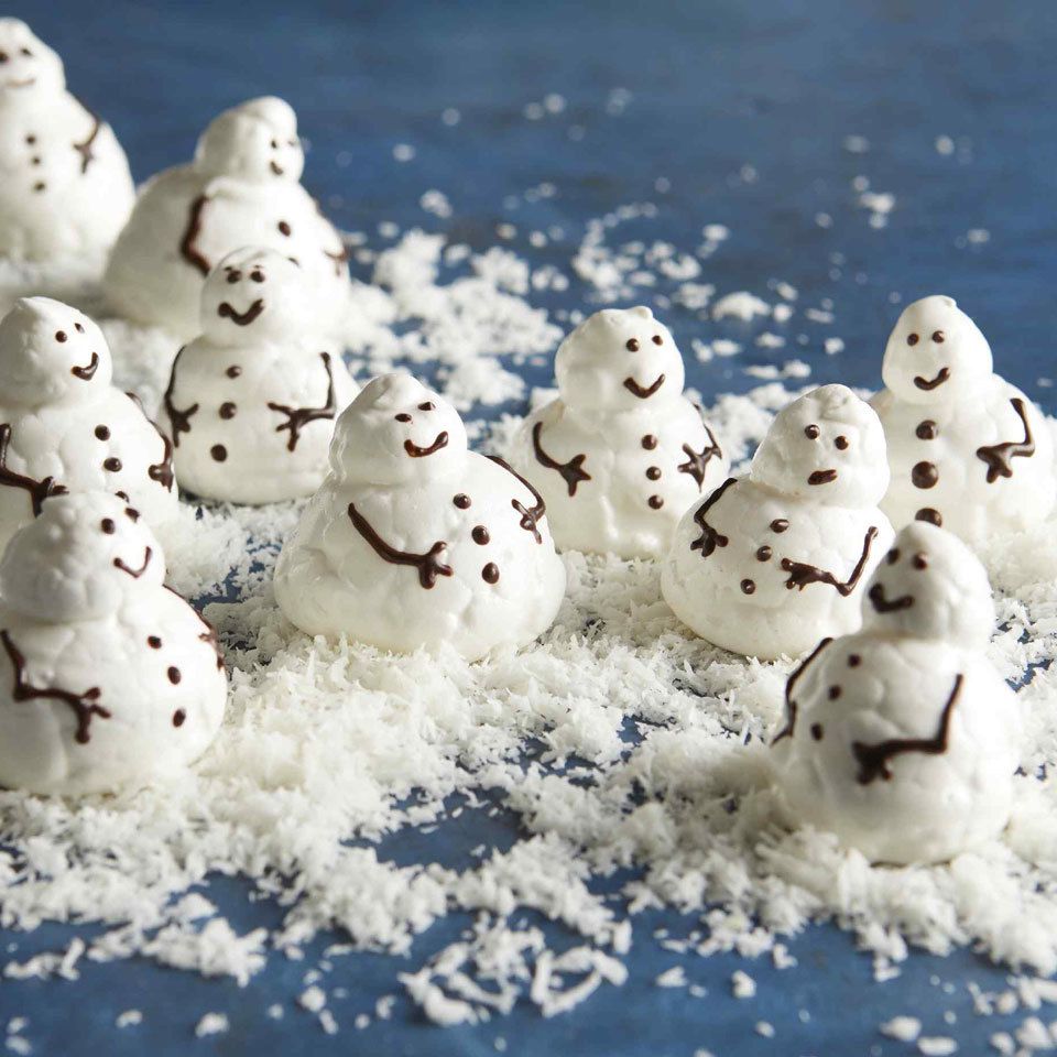 snowman meringue