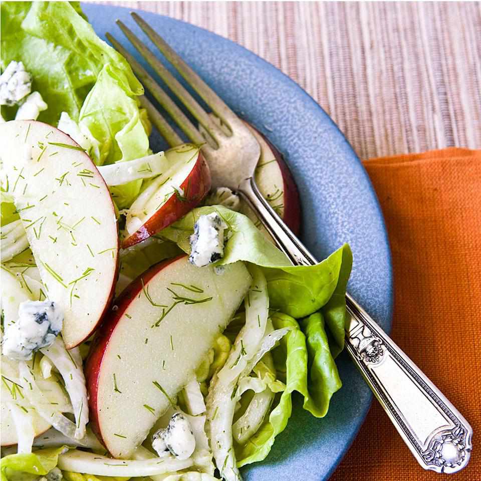 Apple & Fennel Salad with Blue Cheese