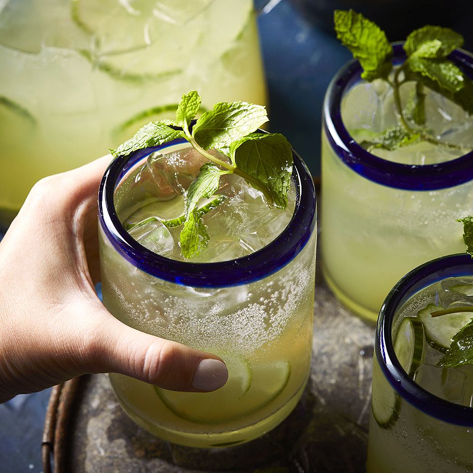 Cucumber-Lime Mexican Mojitos 