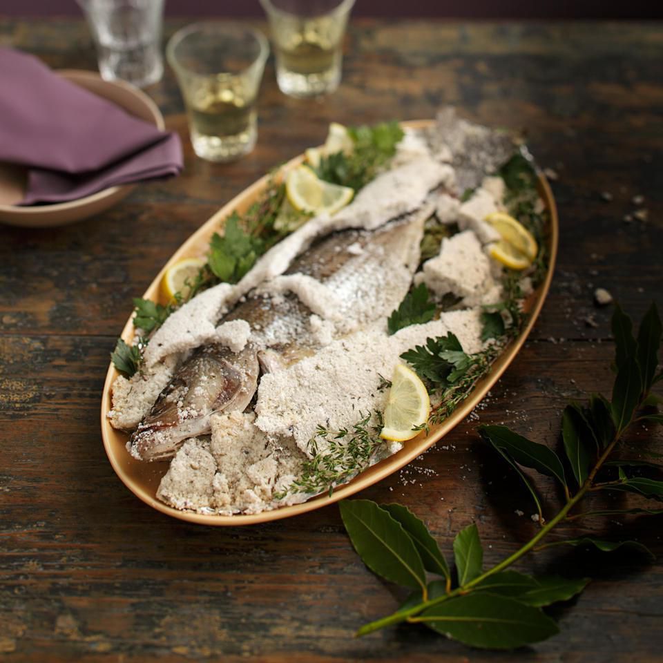 Whole Roasted Fish in a Salt Crust 