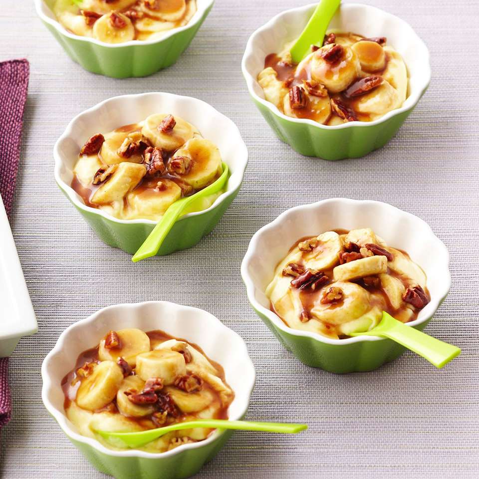 Bananas Foster Pudding Cups