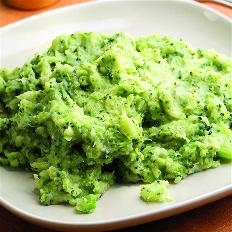 Cheesy Broccoli-Potato Mash 