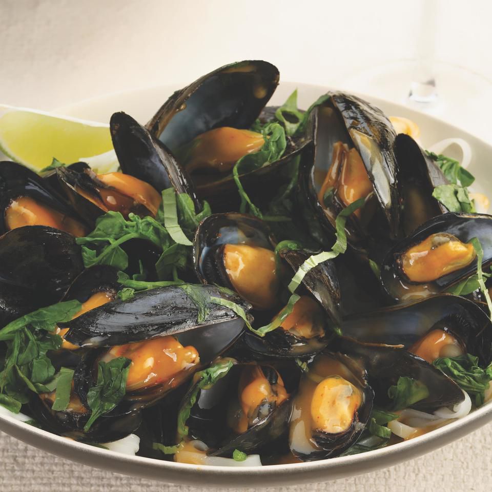 Thai Red Curry Mussels 
