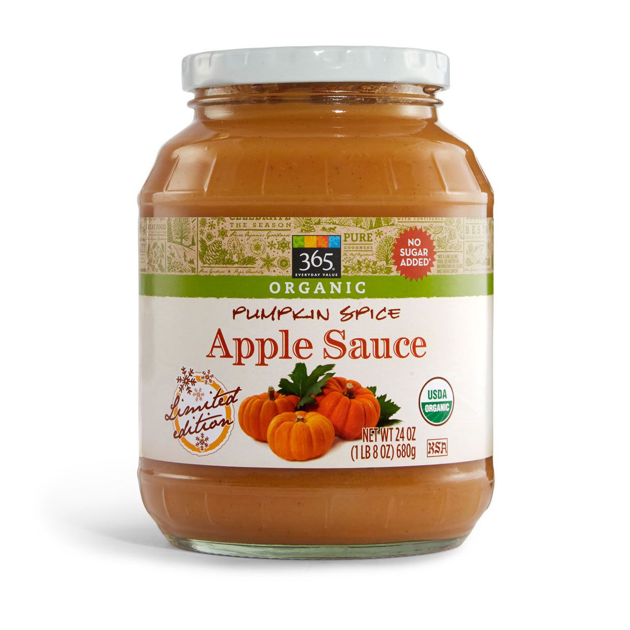 pumpkin spice apple sauce