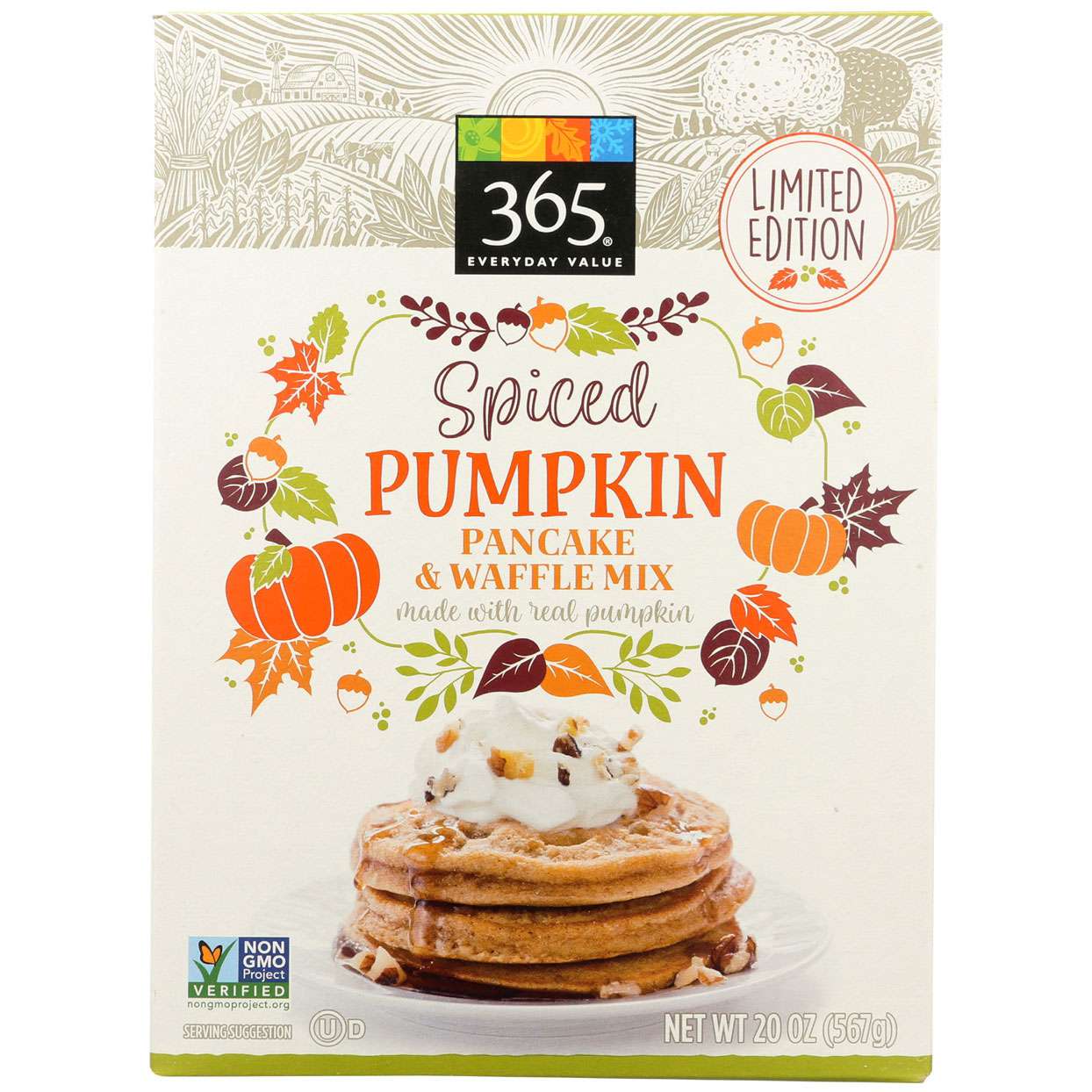 pumpkin spice pancake and waffle mix