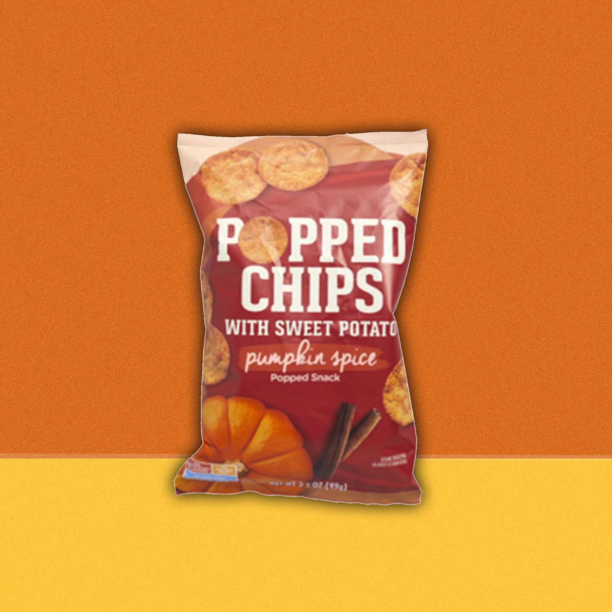 Pumpkin Spice Popped Chips with Sweet Potato