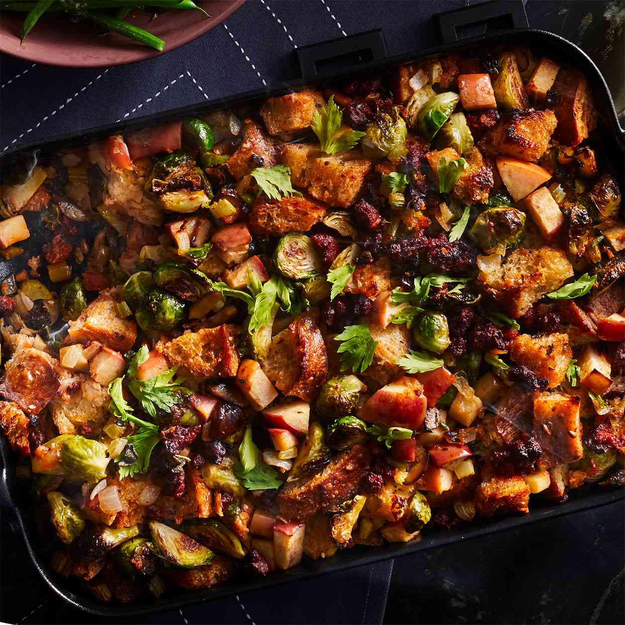 Chorizo, Chestnut, Brussels Sprout & Apple Stuffing 