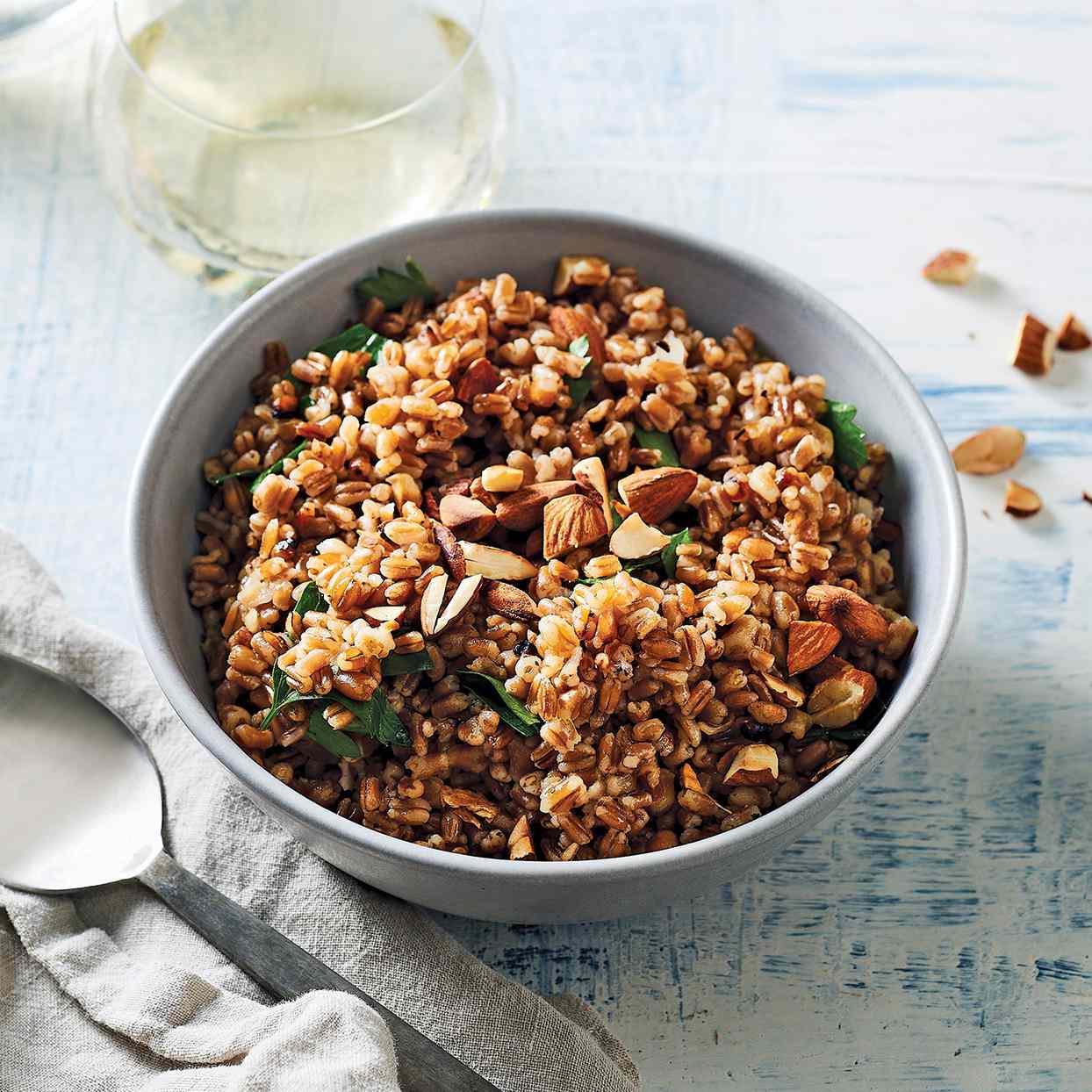 Slow-Cooker Herb-Infused Wheat Berry Pilaf 