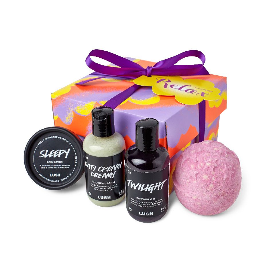 Lush bath products gift set