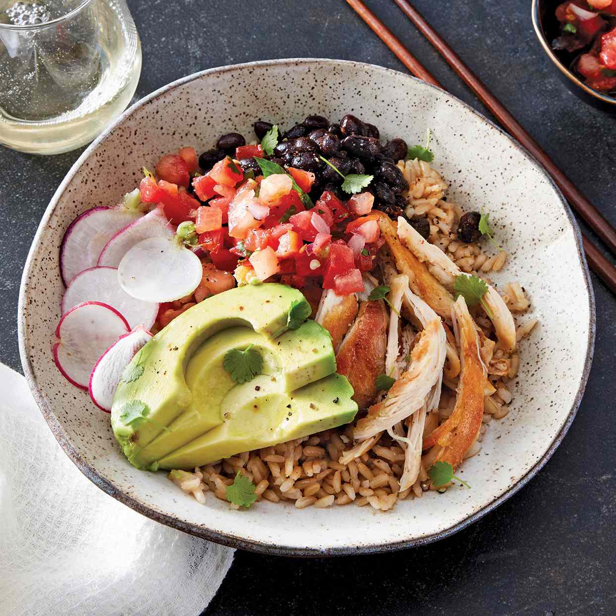 Slow-Cooker Chicken & Rice Bowls 