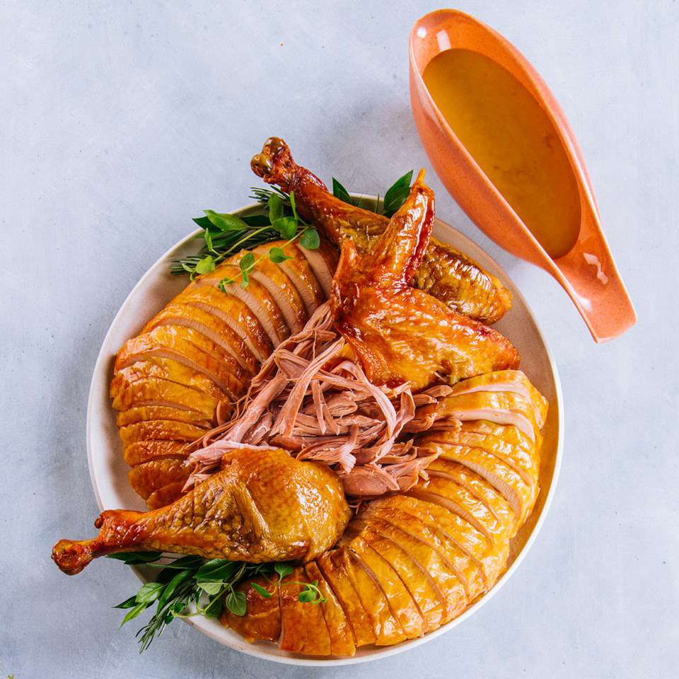 Traditional Roast Turkey with Giblet Gravy